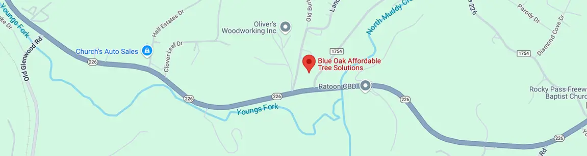 Blue Oak Location Map